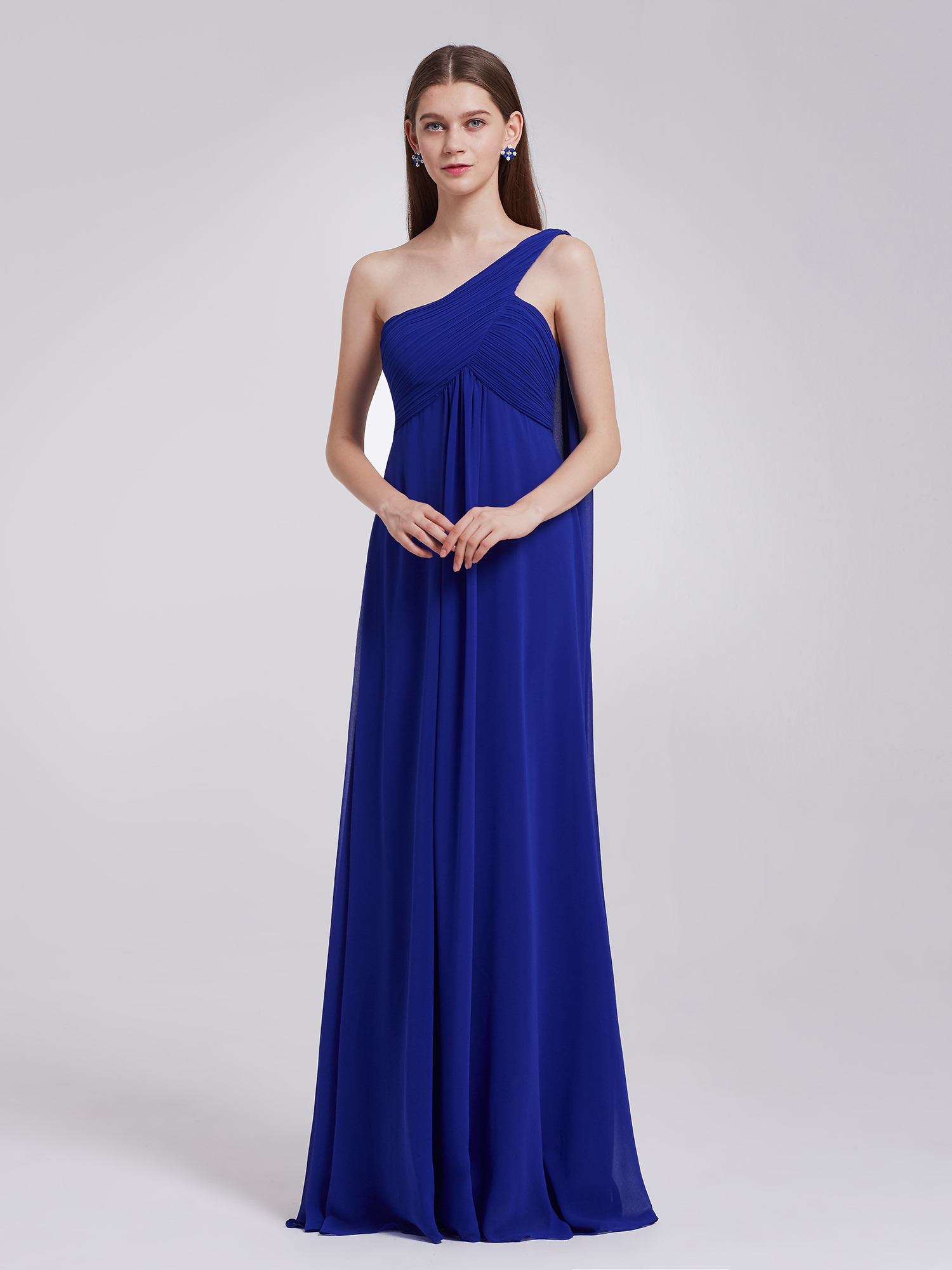 US Long Chiffon Evening Party Wedding Bridesmaid Dresses Prom Ball ...