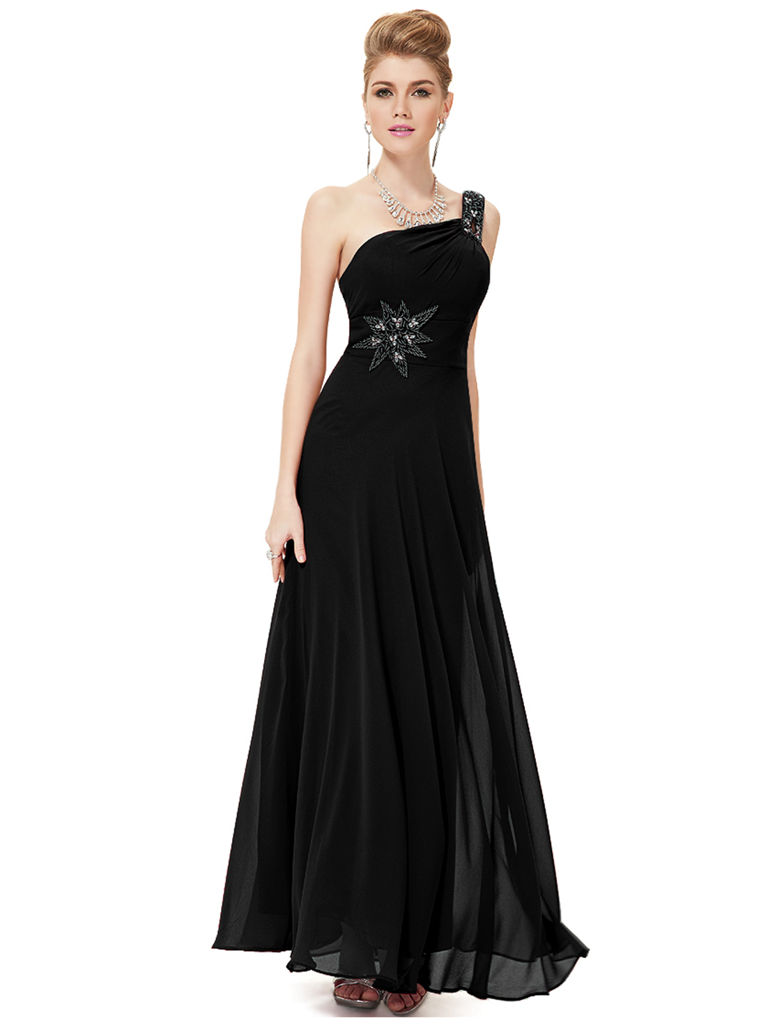 Womens One Shoulder Evening Bridesmaid Party Dresses 08079 Size 8 10 12 ...